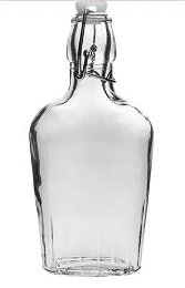 BROWIN Sklenená fľaša s patentným uzáverom TORO 250ml