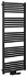 Bruckner - GRUNT vykurovacie teleso 500x1330 stredové pripojenie, čierny mat 600.122.6