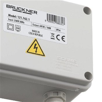 Bruckner - Napájací zdroj 230V /6V DC (1-10 splachovačov pisoárov) 121.762.1