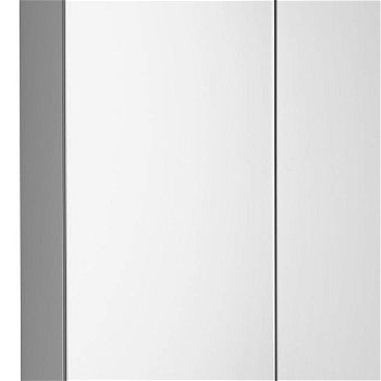 Bruckner - NEON galérka, dvojité zrkadlo, 600x665, biela 501.200.0