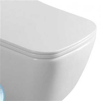Bruckner - WALTER závesná WC misa, Rimless, 37x52,5cm, biela 201.502.0