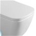Bruckner - WALTER závesná WC misa, Rimless, 37x52,5cm, biela 201.502.0