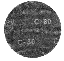 Brúsna mriežka 225 mm, K80, 10 ks (ku brúske Graphite 1050W)