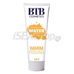 BTB Cosmetics Water Lube Warm gél s hrejivým efektom 100 ml