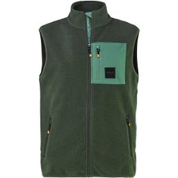 Bula BASECAMP Pánska flísová vesta, zelená, veľkosť