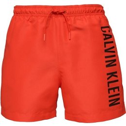 Calvin Klein MEDIUM DRAWSTRING Pánske plavky, červená, veľkosť