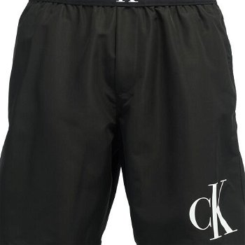 Calvin Klein MONOGRAM-LONG WAISTBAND Pánske kúpacie šortky, čierna, veľkosť
