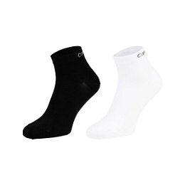 Calvin Klein QUARTER 2P Pánske ponožky, čierna, veľkosť