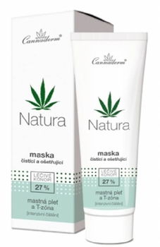 Cannaderm Natu ra čistiaci a ošetrujúci maska 75 g