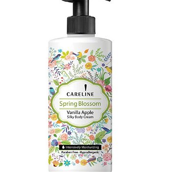 Careline Jemný telový krém Jarná kvet ( Silk y Body Cream) 400 ml