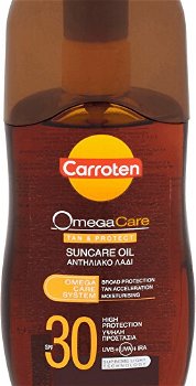 Carroten Olej na opaľovanie a ochranu pokožky SPF 30 Omega Care ( Suncare Oil) 125 ml
