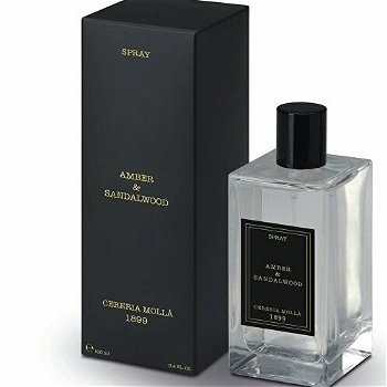Cereria Mollá Bytový parfum v spreji Amber & Sandalwood (Spray) 100 ml