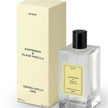 Cereria Mollá Bytový parfum v spreji Raspberry and Black Vanilla (Spray) 100 ml
