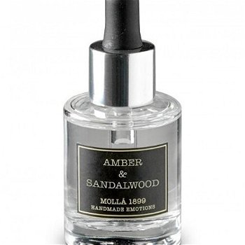 Cereria Mollá Esenciálny olej rozpustný vo vode Amber & Sandalwood 30 ml
