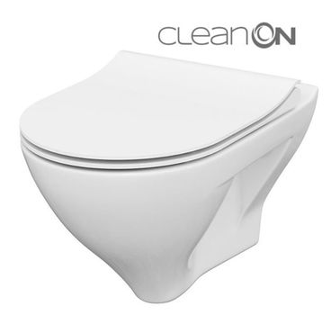 CERSANIT - SET B291 závesná misa MILLE CLEAN ON vrátane dur. sedátka SLIM S701-453