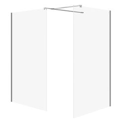 CERSANIT - SET B796 WALK-IN MILLE CHRÓM 120X90X200 VIR S601-183