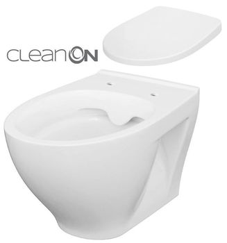 CERSANIT - SET ZÁVESNÁ WC MISA MODUO CLEANON + WC SEDENIE K701-262