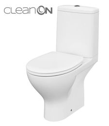 CERSANIT - WC KOMBI MODUO 43 cm 673 011 3/5 CLEAN ON, SEDADLO DUROPLAST-SOFT CLOSE K116-035