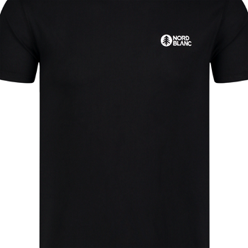 Čierne pánske tričko z organickej bavlny SAILBOARD NBSMT7829_CRN