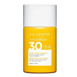 Clarins Opaľovací fluid na tvár SPF 30 ( Mineral Sun Care Fluid) 30 ml