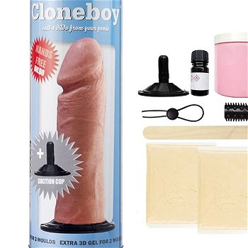 Cloneboy Dildo + Suction Cup sada na odliatok penisu