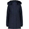 CMP WOMAN COAT ZIP HOOD Dámsky softshellový kabát, tmavo modrá, veľkosť