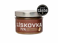 Čokoládovňa Janek Lískovka, 71% lieskovoorieškový krém s kakaom 250 g