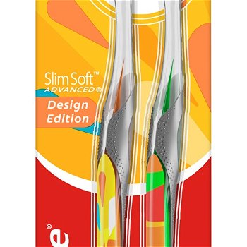 Colgate Zubná kefka mäkká Slim Soft Design Edition Duopack 2 ks