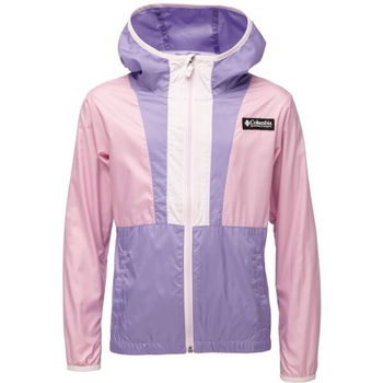 Columbia BACK BOWL HOODED WINDBREAKER Dievčenská vetrovka, ružová, veľkosť