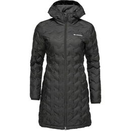 Columbia DELTA RIDGE™ II LONG DOWN JACKET Dámsky kabát, čierna, veľkosť