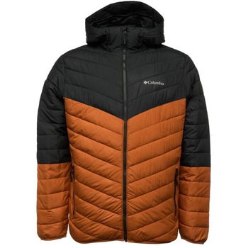 Columbia EDDIE GORGE HOODED JACKET Pánska bunda, oranžová, veľkosť