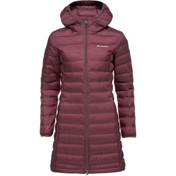 Columbia LAKE 22 II DOWN LONG HOODED JACKET Dámska zimná bunda, vínová, veľkosť