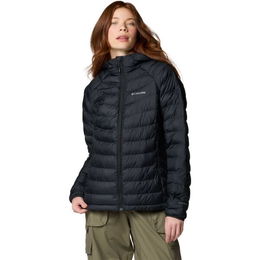 Columbia POWDER LITE HOODED JACKET Dámska bunda, čierna, veľkosť