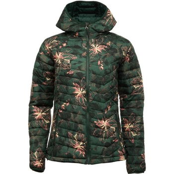 Columbia POWDER LITE HOODED JACKET Dámska bunda, tmavo zelená, veľkosť