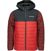 Columbia POWDER LITE HOODED JACKET Pánska zimná bunda, červená, veľkosť