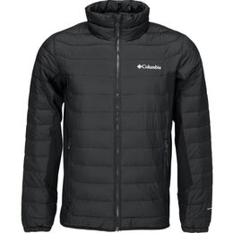 Columbia POWDER LITE HYBRID JACKET Pánska bunda, čierna, veľkosť