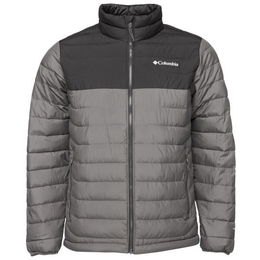 Columbia POWDER LITE JACKET Pánska zimná bunda, sivá, veľkosť