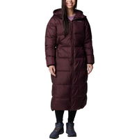 Columbia PUFFECT™ II LONG JACKET Dámsky zimný kabát, vínová, veľkosť