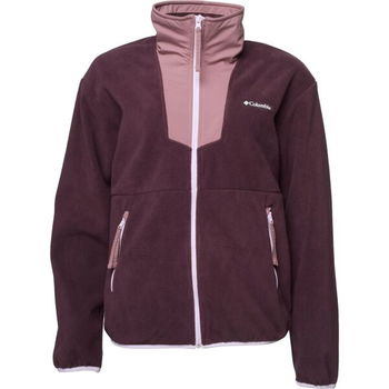 Columbia SEQUOIA GROVE FULL ZIP FLEECE Dámska flísová bunda, vínová, veľkosť