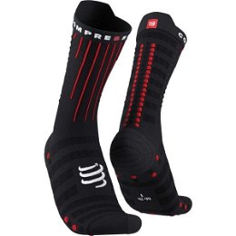 Compressport AERO SOCKS Cyklistické ponožky, čierna, veľkosť