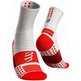 Compressport PRO MARATHON SOCKS Bežecké ponožky, biela, veľkosť