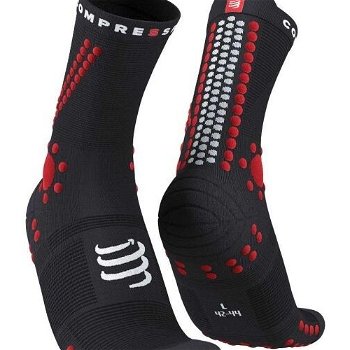 Compressport PRO RACING SOCK v4.0 RUN HIGH Bežecké ponožky, čierna, veľkosť
