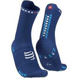 Compressport PRO RACING SOCK v4.0 RUN HIGH Bežecké ponožky, modrá, veľkosť