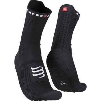 Compressport PRO RACING SOCKS v4.0 TRAIL Bežecké ponožky, čierna, veľkosť