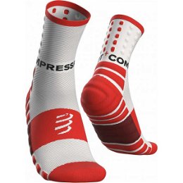 Compressport SHOCK ABSORB SOCKS Bežecké ponožky, biela, veľkosť