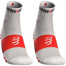 Compressport TRAINING SOCKS 2-PACK Športové ponožky, biela, veľkosť