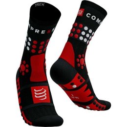 Compressport TREKKING SOCKS Ochranné trekingové ponožky, čierna, veľkosť