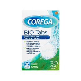 Corega Čistiace tablety na zubné náhrady Bio Tabs 30 ks