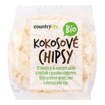 Country Life Kokosové chipsy BIO 150 g