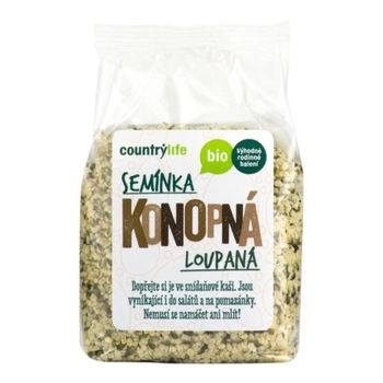 Country Life Konopné semienka lúpané BIO 250 g